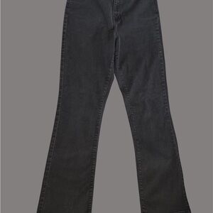 L.L. Bean Women's Black Flare Jeans